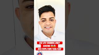 SSC CPO SI TRAINING DAILY ROUTINE 😱😱#crpf #bsf #ssb #itbp #shorts #ssccpo #viral #motivation