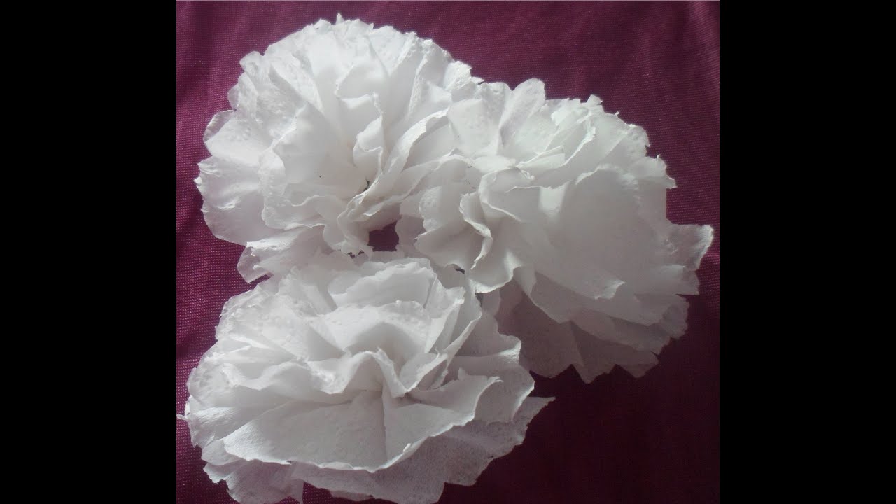 Flor de papel higiênico | Faça você mesmo - YouTube