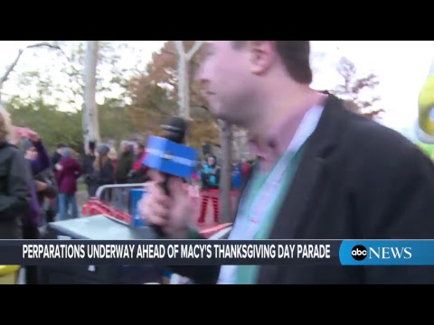 Macy's Thanksgiving Day Parade 2017 balloons get inflated