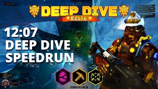 Deep Rock Galactic | ELITE DEEP DIVE SPEEDRUN 12:07 | Fearful Luck