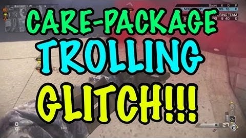 Call Of Duty Ghost: Care-package Trolling Glitch! (Troll Your Friends!!) -Glitch Tutorial-