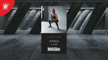 EXPRESS L.A.B. с Натальей Смирновой | 22 мая 2020 | Онлайн-тренировки World Class