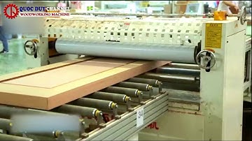 Chuyền sản xuất cửa gỗ hiện đại I Dây chuyền sản xuất cửa gỗ