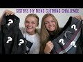 Sisters DIY Mens Clothing ~ No Sew Challenge ~ Jacy and Kacy