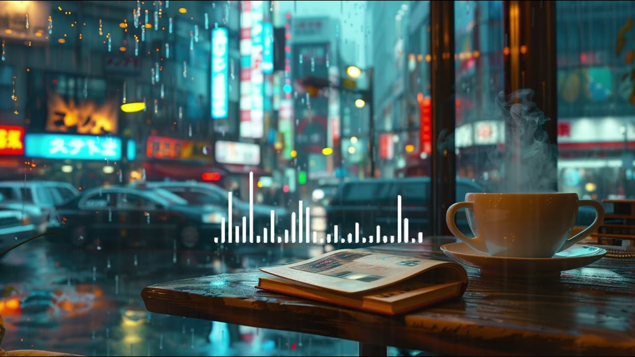 Rainy Shibuya Cafe ☕ Lofi Hip Hop Mix [Cozy Beats to Work / Study / Relax]