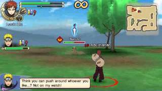 naruto shippuden ultimate ninja impact garra and naruto vs mission team 7 super hard