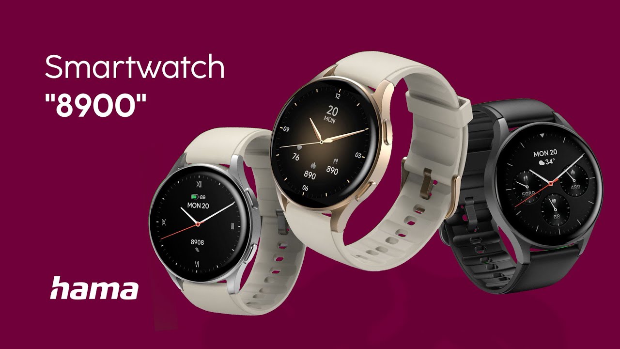 Hama Smartwatch "8900” - YouTube