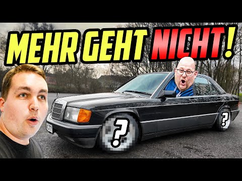 Das OPTIK UPGRADE für Svens DAILY! - Mercedes W201 190E 2.0L - Besteht er den EXTREMTEST?