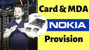 Nokia Service Router Card and MDA Provisioning