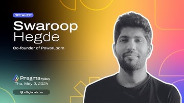 Join Swaroop I Composable Data Networks for Web3 I Powerloom I Pragma Sydney 2024