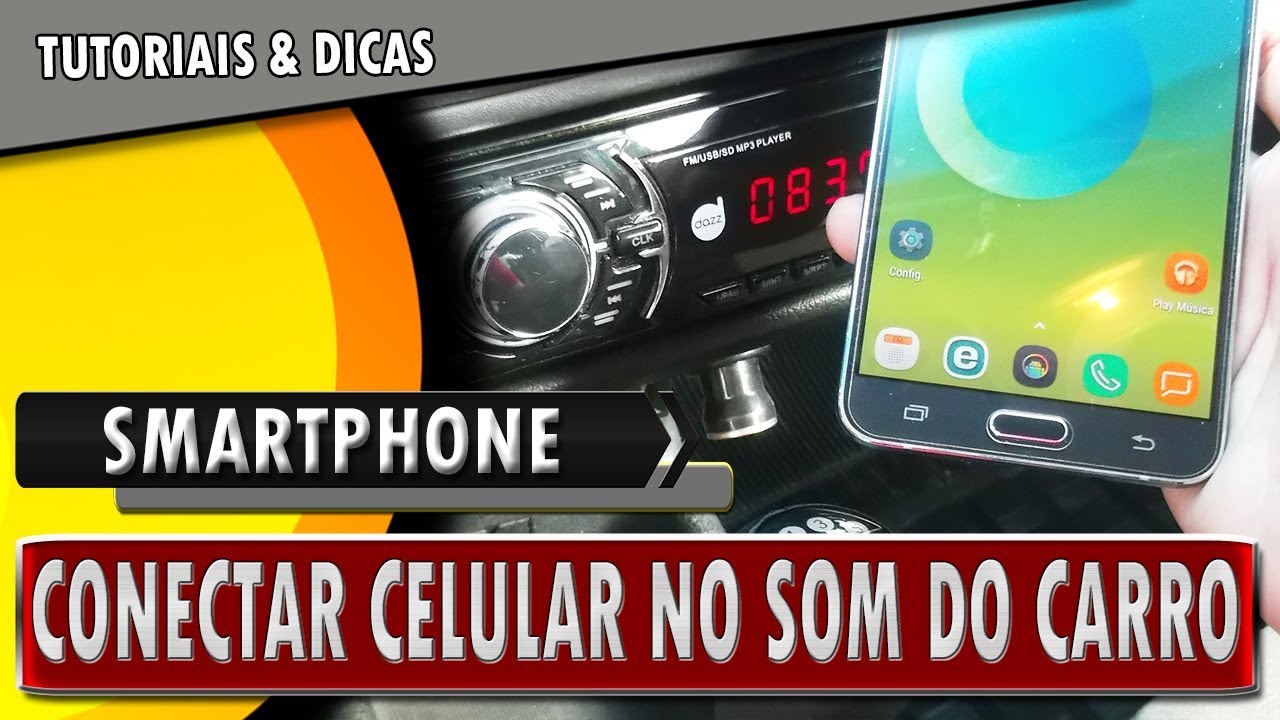 🔸 Como escutar as musicas do celular no som do carro com cabo P2 - YouTube