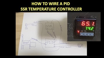 How to wire a PID SSR Temperature controller.