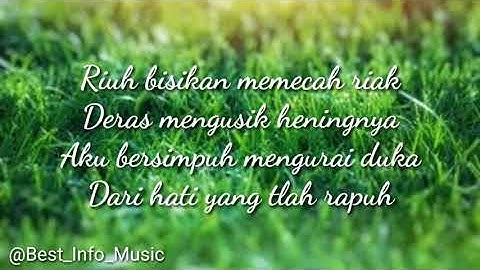 Tuhan Tak Pernah Salah - SAMSONS (LIRIK)