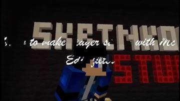 "How to make player statue with Mcedit + filter" by Skrinkook TV studio