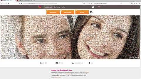 HOW TO CREATE A PHOTO MOSAIC - with EasyMoza