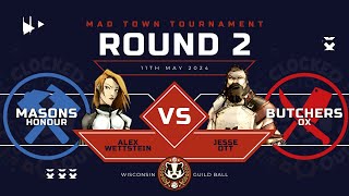 Guild Ball | Honour Masons vs Ox Butchers (Mad Town Tournament: Round 2)