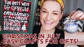 EASY CRAFTS FOR GREAT GIFTS! | CHRISTMAS IN JULY | OVER THE MOONY