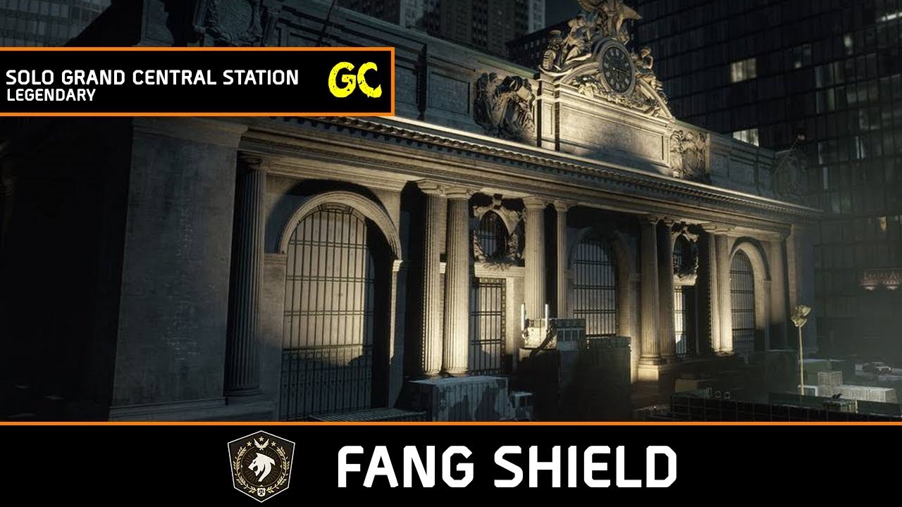 The Fang Shield Grand Central Station Legendary Solo | The Division