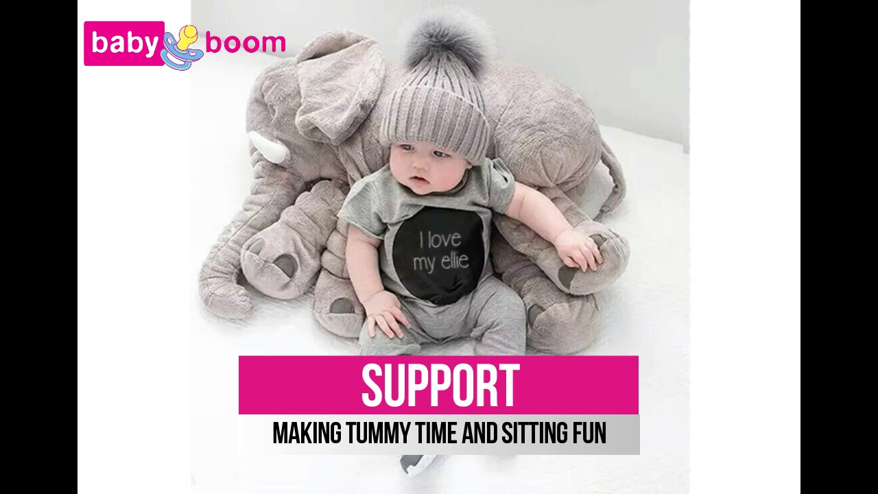 Ellie Elephant Pillow YouTube