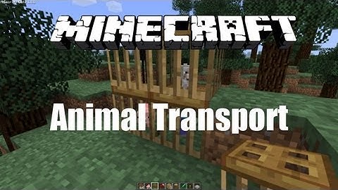 Minecraft Mods | Animal Transport Mod 1.7.2 (Mod Showcase & Download)