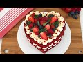 Torta Red Velvet para San Valentin