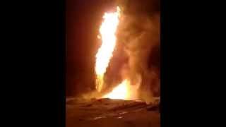 Пожар на скважине РИТЭКа на Александровском месторождении