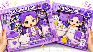 🌈Paper DIY🌈 Unboxing RUMI Bath Salon Blind Bags 1000$|Paper DIY ASMR
