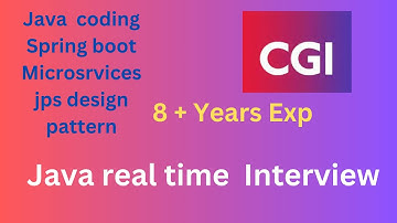cgi java interview questions for experienced | cgi java developer interview questions