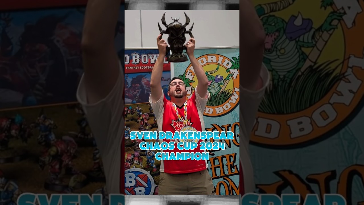 Chaos Cup 2024 Blood Bowl Tournament Champion! Interview soon 