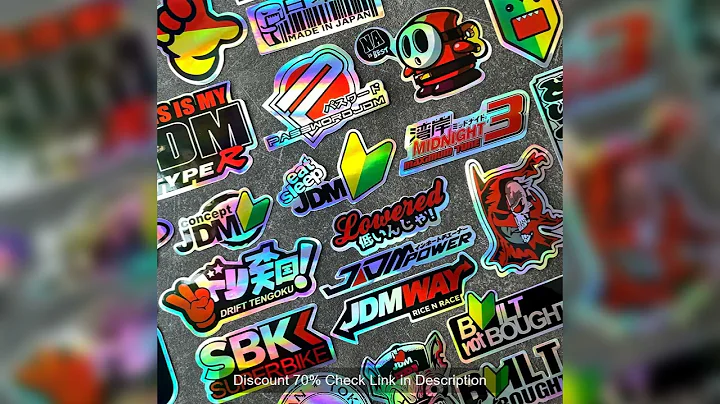 40PCS/Lot Random JDM Motorcycle Decal Moto Body Helmet Car Vinyl Stickers Accessories For YAMAHA MT0
