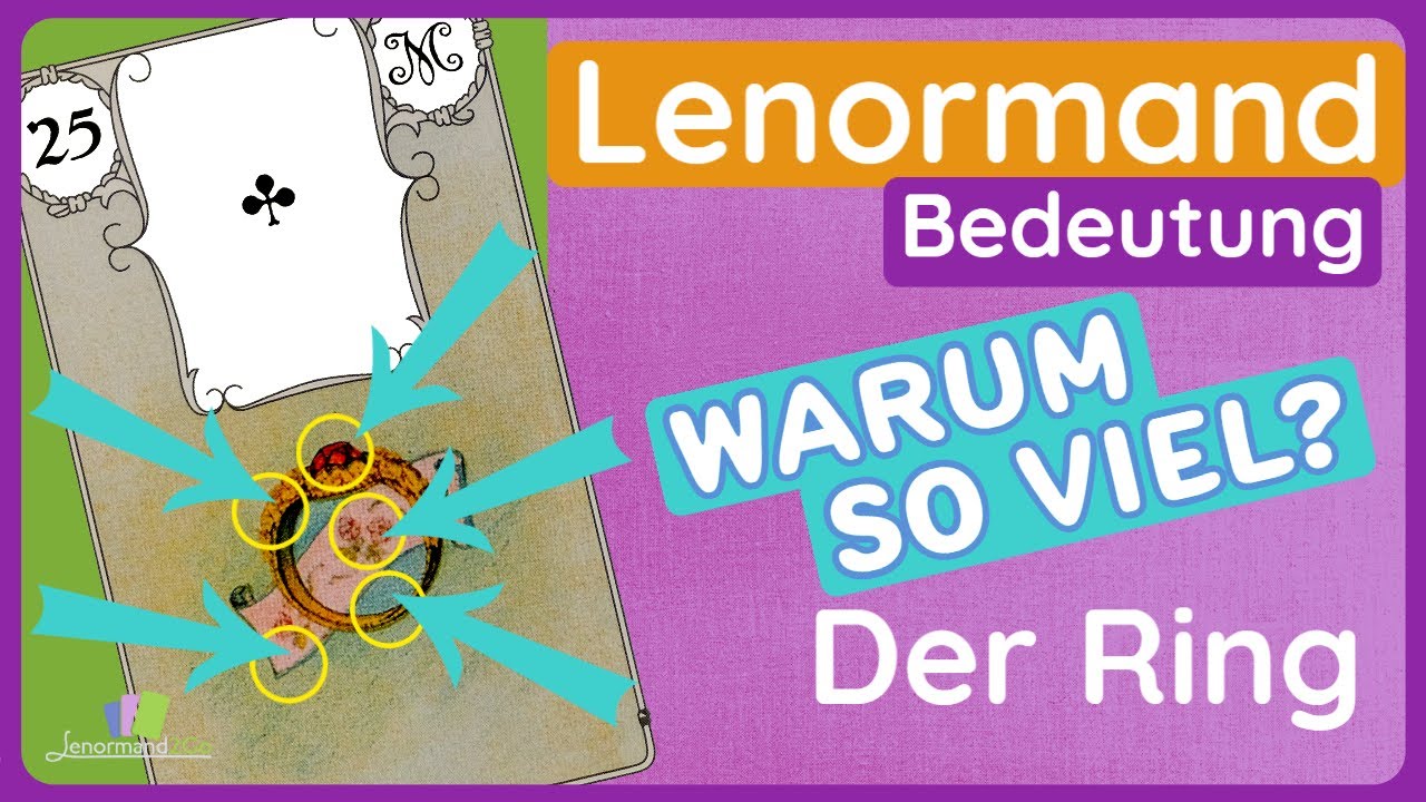 Der Ring in den Lenormandkarten: alle wichtigen Bedeutungen für das Kartenlegen!