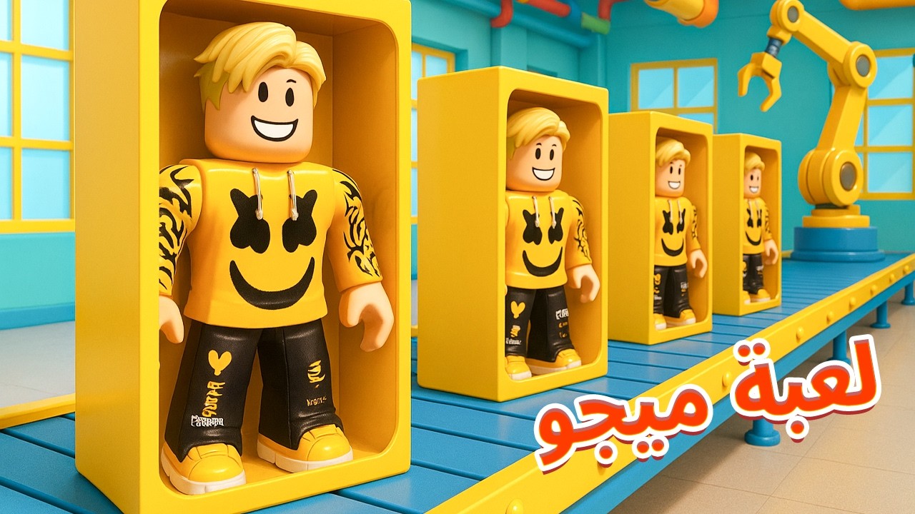 فيلم روبلوكس :مصنع العاب ميجو ناين .. 🤯🎉 ولكن انا اللعبة الاسطورية 🤩🔧