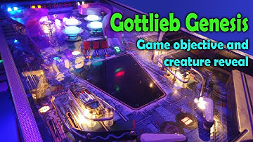 Gottlieb Genesis Pinball Game Rules and Creature Reveal