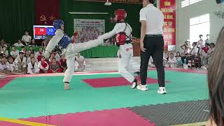 Trường Chinh Mỹ Thuận giáp đỏ giải taekwondo xã Mỹ Thuận mở rộng lần II