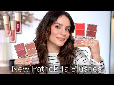 NEW PATRICK TA BLUSH COLORS SUMMER FRIDAY LIP OIL-New Colors Try On Comparison Tania B Wells