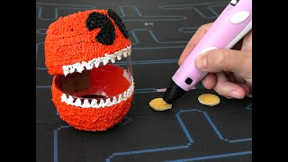 3D Pen Drawing Monster Pacman. Diy