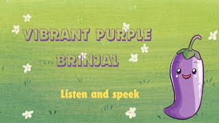 Vibrant Purple Brinjal l English cartoons for kids l #kids #competition #animation#englishcartoons