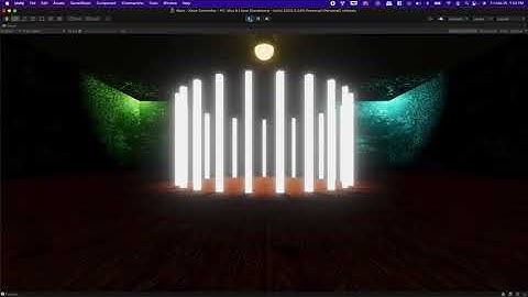 Interactive 3D Music Visualizer - Unity