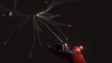 Spiderman Web Sling tutorial in c4d s26 with rope simulation