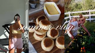 SUMMER AT HOME | gardening, home projects, baking, workouts |