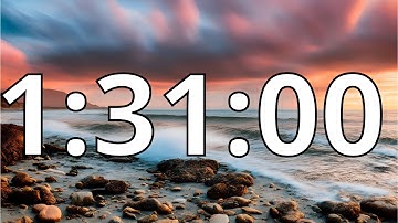 1 Hour 31 Minutes Countdown Timer With Alarm Sound At the End (Simple Beep)