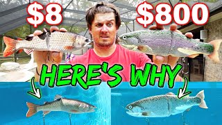CHEAP vs. EXPENSIVE Swimbaits: UNDERWATER Proof of their Value