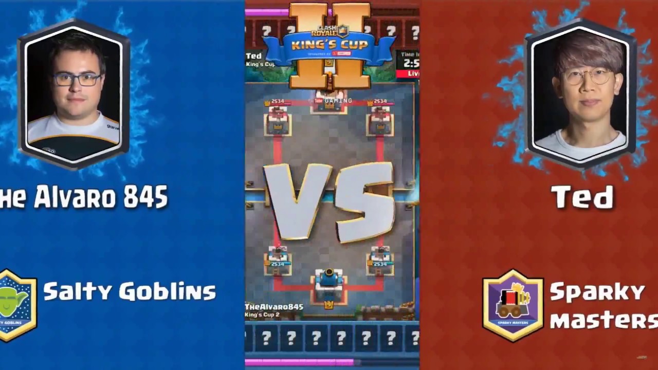 Alvaro845 VS Ted | Clash Royale King's Cup 2