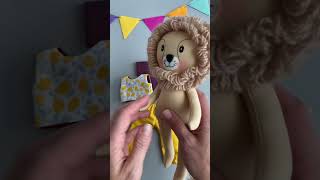 Handmade soft toy lion for children...