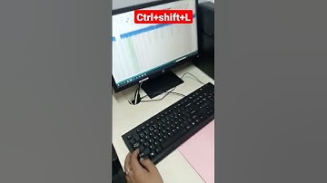 Excel main short key🔑 Filter ctrl+shift+L  🔥 #trending #viral #video #education 🔥🔥🔥