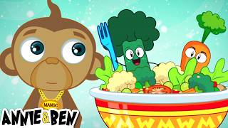 Yes Yes Vegetable Song 🥕🎵 Healthy Habits | Fun Kids Songs | Annie and Ben