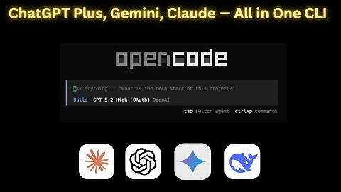 Use Your ChatGPT Plus Inside OpenCode — Alongside Claude, Gemini, and More