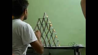 Build a house of cards | How to Stack Playing Cards | Playing Cards Pyramid - SEO Choudhary