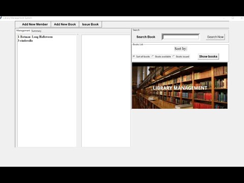 GUI Based Library System In Python With Source Code | Source Code & Projects
