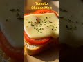 Tomato Cheese Melt #breakfast #food #easyrecipes #recipe #shorts